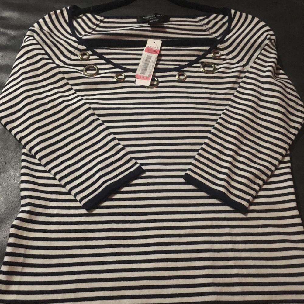 Striped long sleeve women’s top